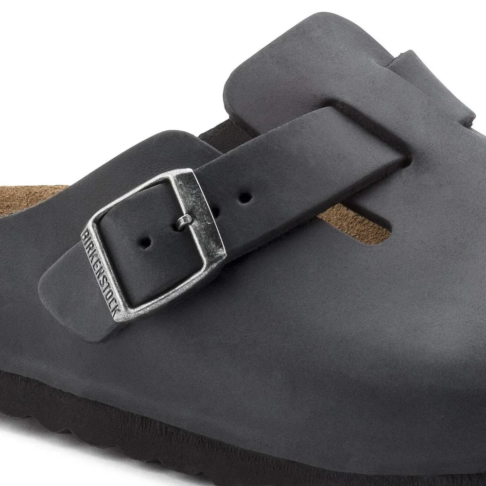 Birkenstock Boston Black Oiled Leather, EU 42 US L 11 / M 9